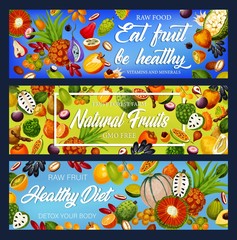 Fruits and berries, detox nutrition, gmo free