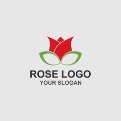 Rose Logo Template