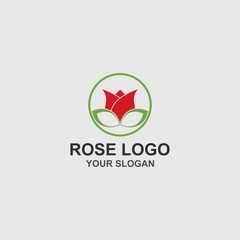 Rose Logo Template