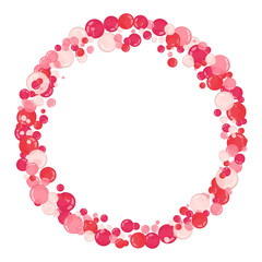 Bubbles confetti splash on transparent background. Magic vector waves with particles isolated on black background. Bubbles form stardust