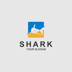 shark logo template