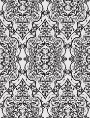 Baroque texture pattern Vector. Floral ornament decoration. Victorian engraved retro design. Vintage fabric decors. Luxury fabrics