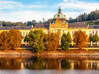 Fototapeta na wymiar Straka Academy, the seat of Government of Czech Republic, Prague