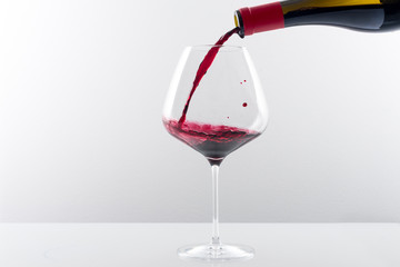 Red wine glass 