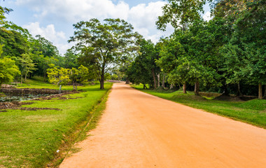 Sand Road in Sigiriya, Sri Lanka
