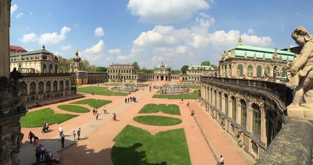 Obraz premium Dresdner Zwinger Innenhof