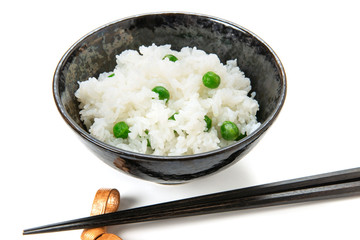 グリンピース御飯
