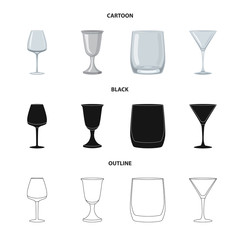 Isolated object of form and celebration sign. Collection of form and volume stock symbol for web.