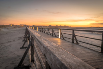Obraz premium Sonnenaufgang in St. Peter-Ording
