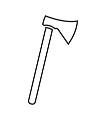 Axe line Icon. Vector EPS.