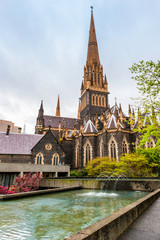 Fototapeta na wymiar St Patrick's Cathedral, Melbourne, Australia