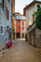 narrow street in the Old Town of Sirmione