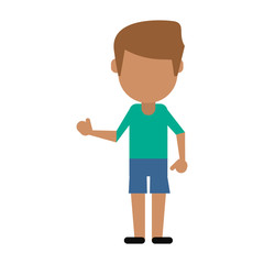 man faceless avatar cartoon