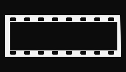 Obraz premium 35 mm film strip vector and background