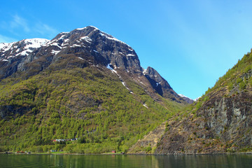 Fototapeta na wymiar Majestic landscape of fjord in Norway