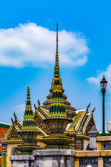 Pagoda roof in the Grand Palace