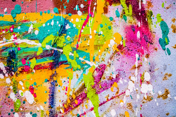Arrière plan tâches de peinture multicolore