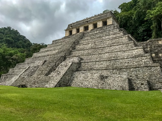 Fototapeta na wymiar Maya ruins in Chiapas Mexico