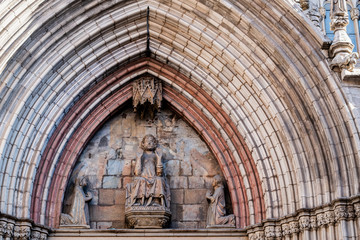 Fototapeta premium Basilique Sainte-Marie-de-la-mer de Barcelone