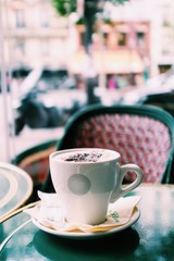 Coffee in Paris Cafe
