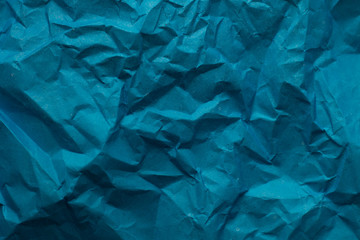 Fototapeta premium texture of parchment mashed paper. blue background