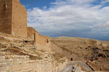 The Mar Saba Monastery, Laura of our Holy Father Sabbas the Sanctified in the Kidron Valley, in the...