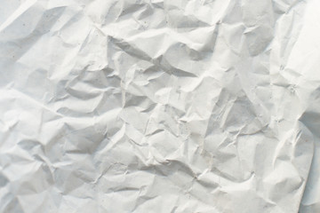 texture of white parchment mashed paper