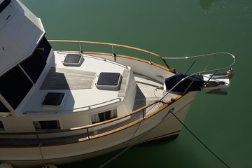 Boat bow at Brighton, England