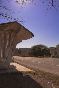 The bus stop 