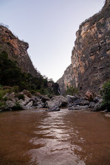Fototapeta na wymiar Rio la venta Canyon 4