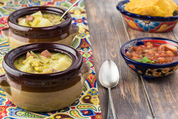 Homemade Fiesta ham soup.
