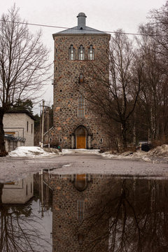 Priozersk, Priozersky District, Leningrad Oblast, Russia. March 2019.