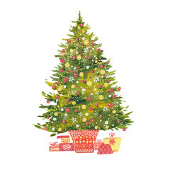 Christmas holiday tree