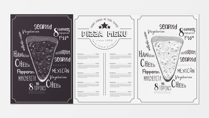 Pizza Menu