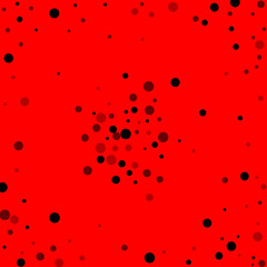 Scattered random black dots. Dark points dispersio