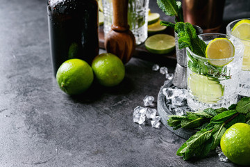 Home made mojito cocktail