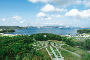 view of tropical island