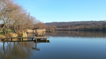 Fototapeta na wymiar Lake near Oradea in Romania