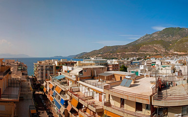 A beautiful view of Loutraki roofs