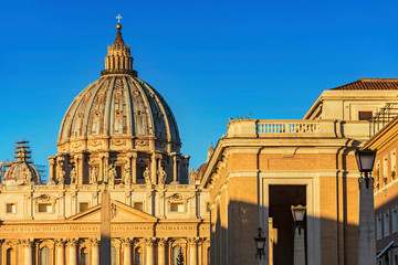 Obraz premium Saint Peter Basilica in Vatican Rome