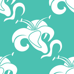 Flower seamless pattern