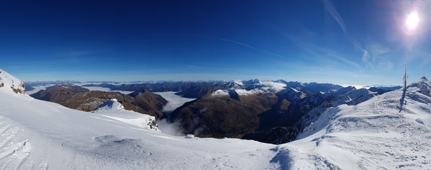 Ski region Moelltal in Austria