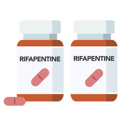 Rifapentine is an antibiotic used in the treatment of tuberculosis.