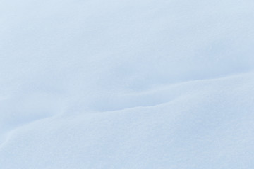 background of fresh snow texture in blue tone