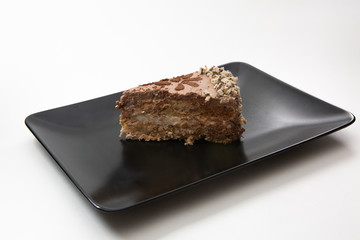 Cake with waffle powder