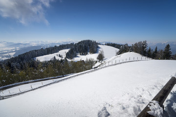 Pfander Mountain in Bregenz, Austria