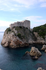 Fort Lovrijenac or St. Lawrence Fortress in Dubrovnik, Croatia 