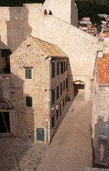 Old stone house in Dubrovnik, Croatia 