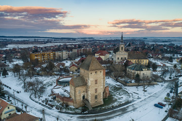 Panoramic view of Simontornya