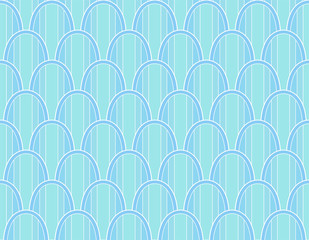 Classic art deco seamless pattern. Geometric stylish ornament. Vector antique texture.